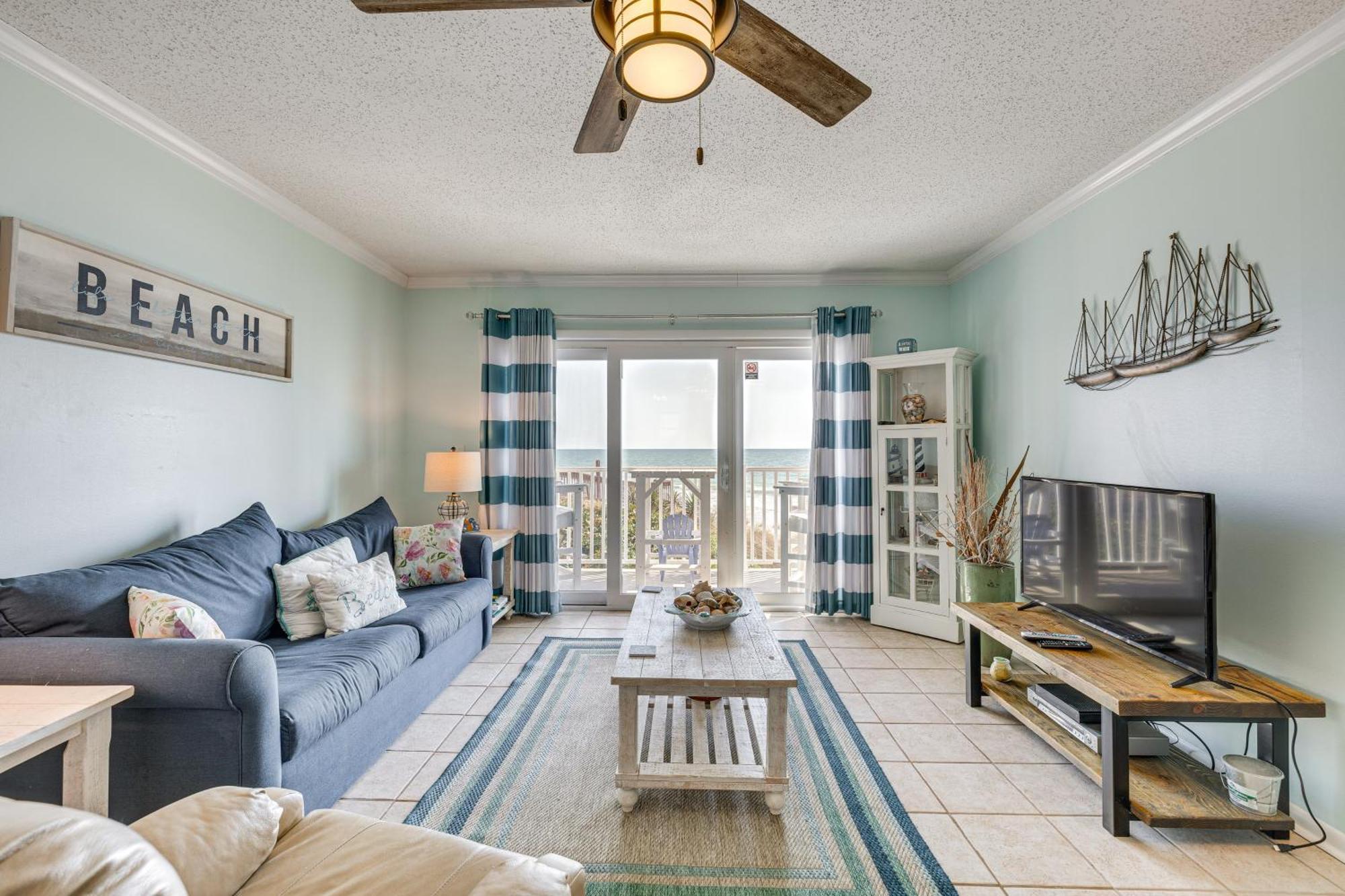 Steps To The Beach Oceanfront Condo With Lanai! Норт-Топсейл-Бич Экстерьер фото