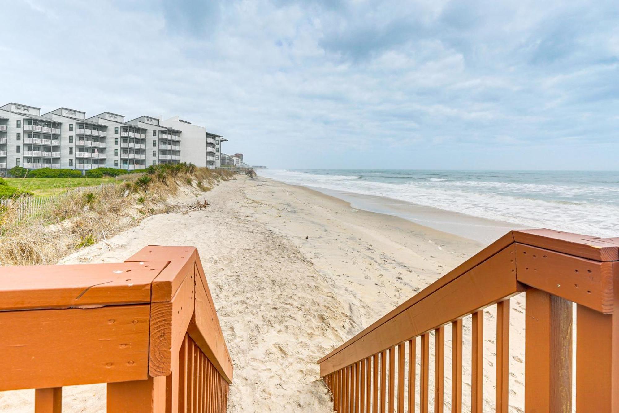 Steps To The Beach Oceanfront Condo With Lanai! Норт-Топсейл-Бич Экстерьер фото