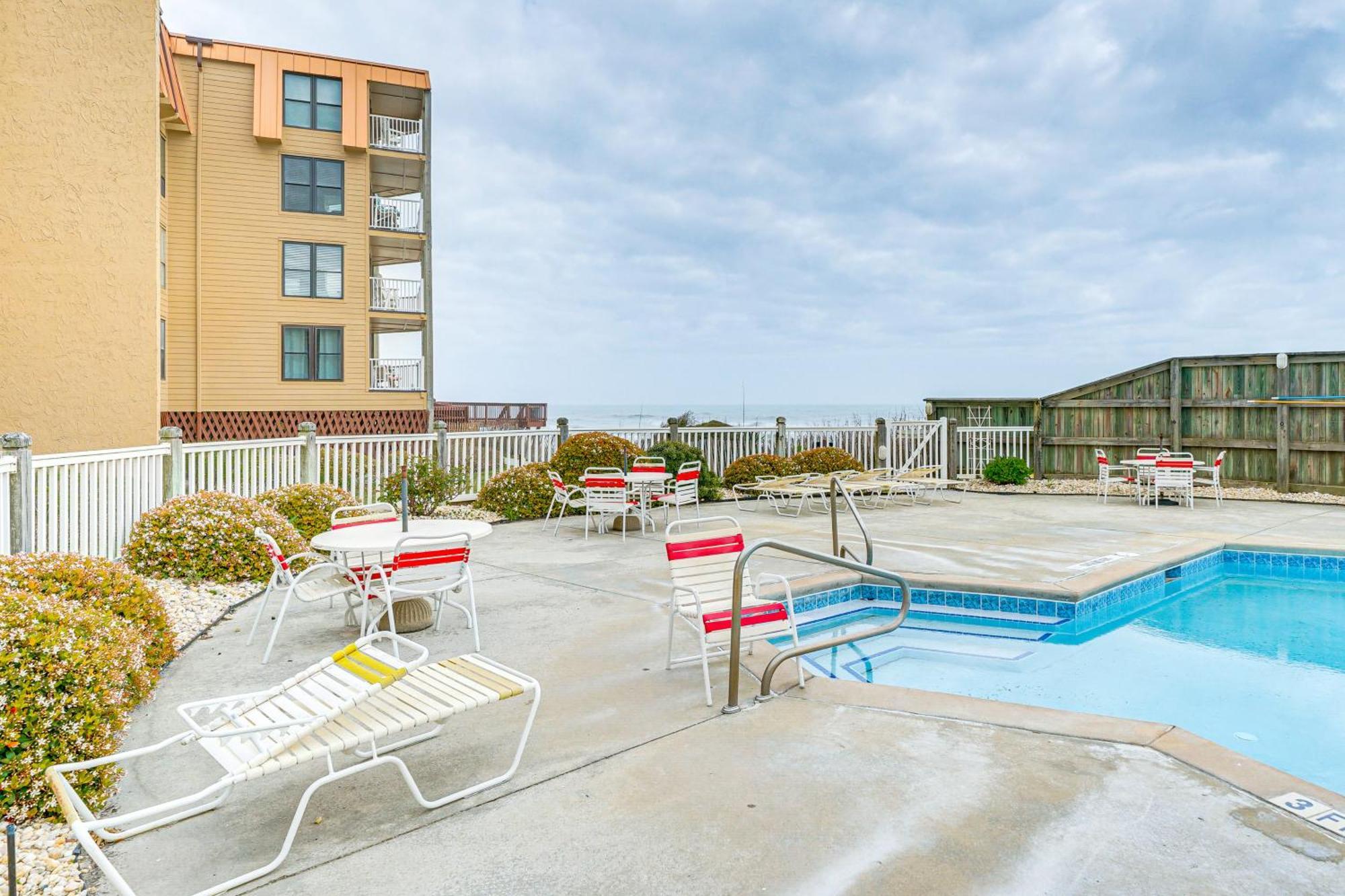 Steps To The Beach Oceanfront Condo With Lanai! Норт-Топсейл-Бич Экстерьер фото