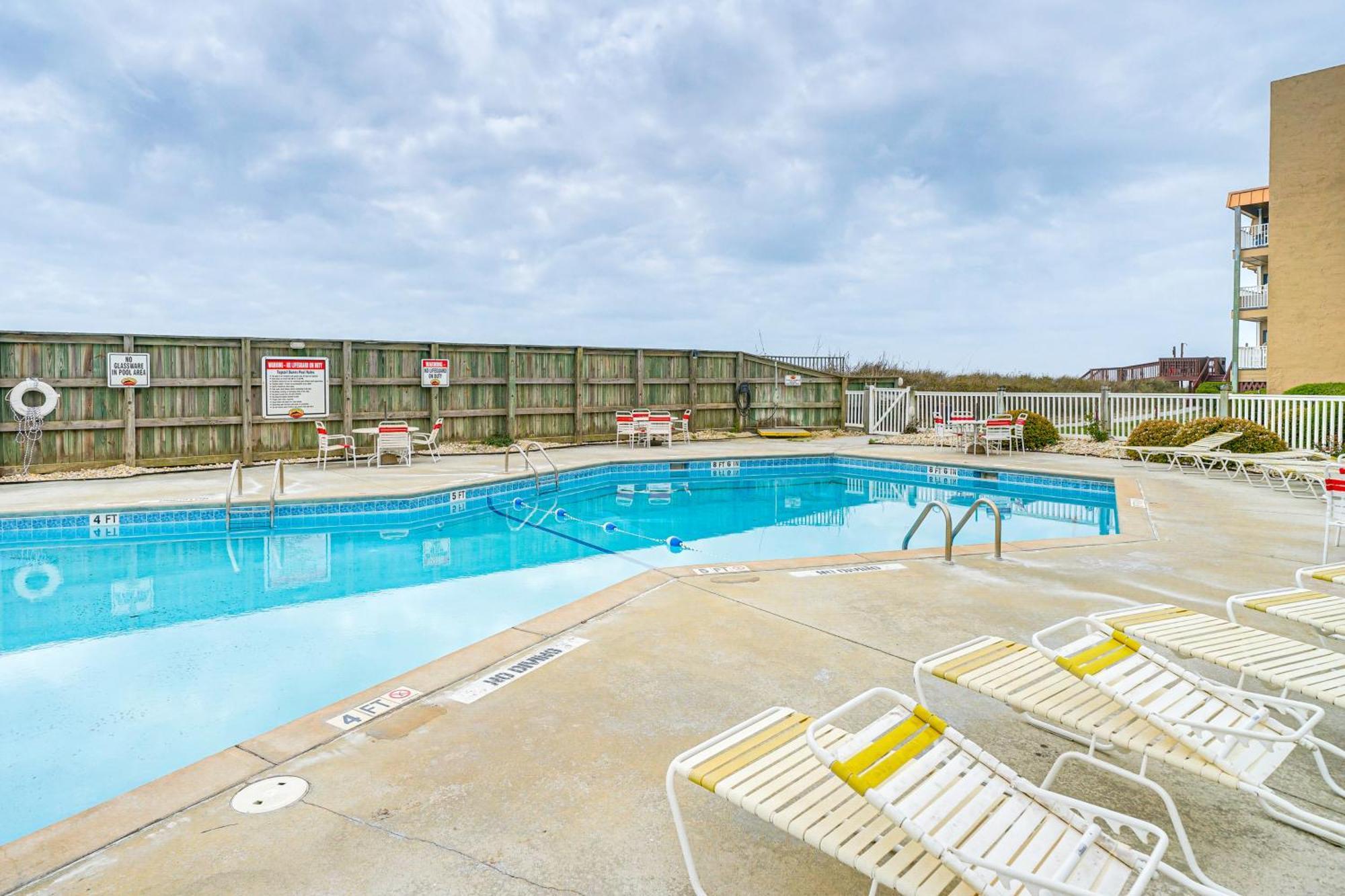 Steps To The Beach Oceanfront Condo With Lanai! Норт-Топсейл-Бич Экстерьер фото